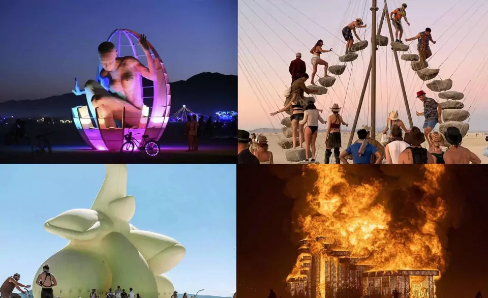 „Schmetterling“ im Ei, fliegende Steine und ein grüner Elefant – wofür war das verrückteste Festival der Welt, Burning Man – 2019, noch bekannt?