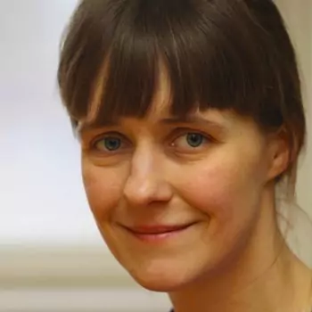 Simultaneous interpreter Alexandra Matrusova