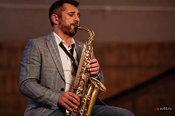 Saxophonist Sergej Karpov