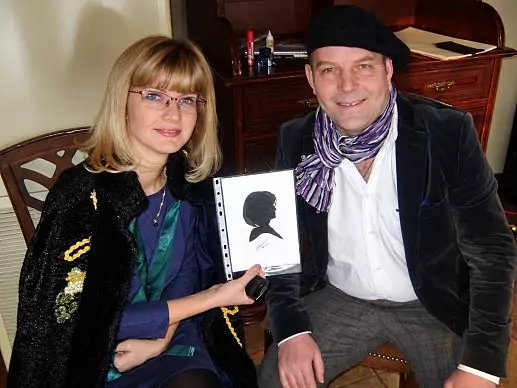 Caricaturist Vladimir Ivanov