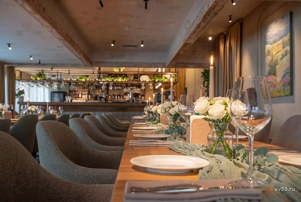 Osteria Mario на Бутырской — Банкетный зал — фото 1