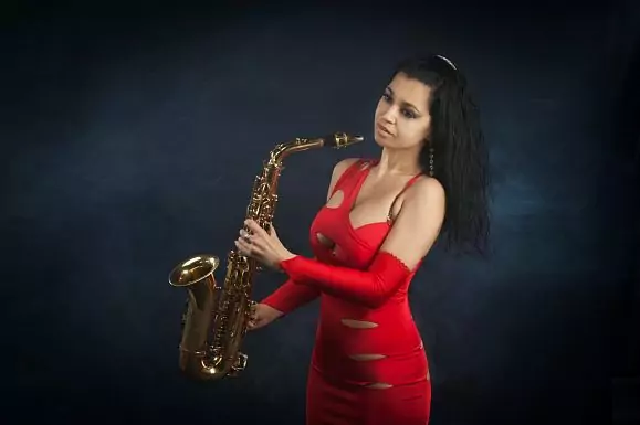 Saxophonist Lada Popova