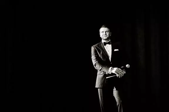 Host Yuri Blinov