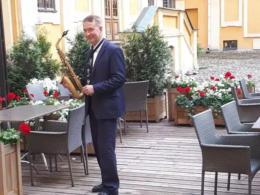 Saxophonist Yuri Verbenko