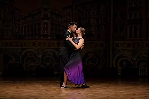 Dance duo Anton Buneev and Ekaterina Kalinina