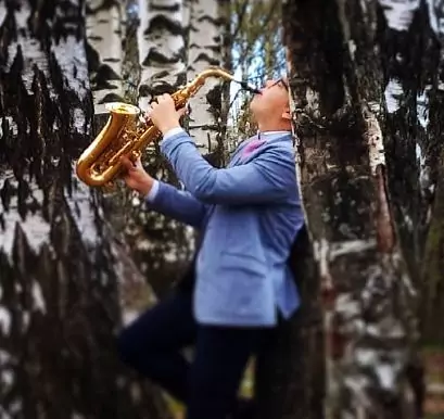 Saxophonist Egor Tokarev