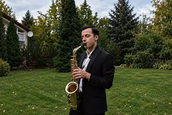 Saxophonist Vyacheslav Vavilov