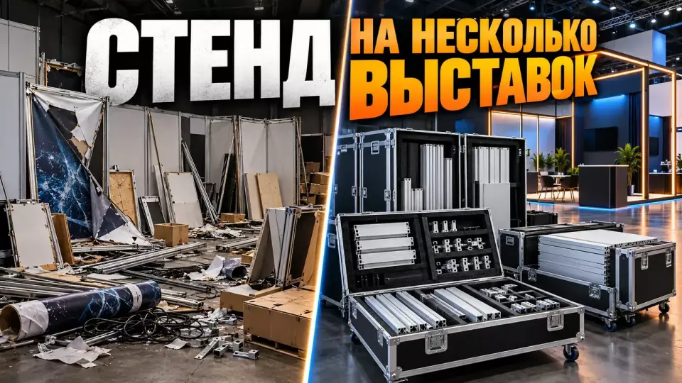 Многоразовый выставочный стенд в 2026 году: ТЗ на несколько выставок