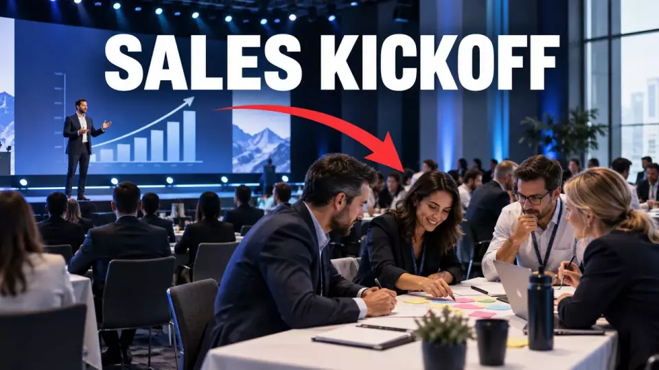 Sales Kickoff pour le service commercial en 2026 : programme et scénario
