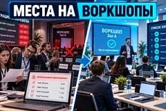 Запись на воркшопы конференции: лимиты и лист ожидания