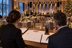 Organizing a New Year corporate party: timelines and turnkey budget