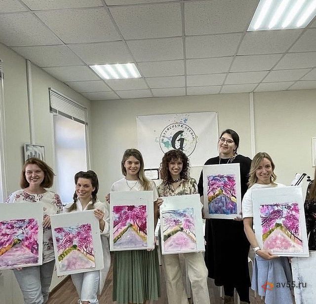 Watercolor artist Olga Gogulya